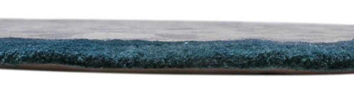 Luxus Viskose Teppich mit Leoparden Design Grau / Creme / Schwarz 160 x 230 cm - Ovaler Wohnzimmer Teppich - Moderner Schlafzimmer Teppich - Luxus Interior - Luxus Qualität