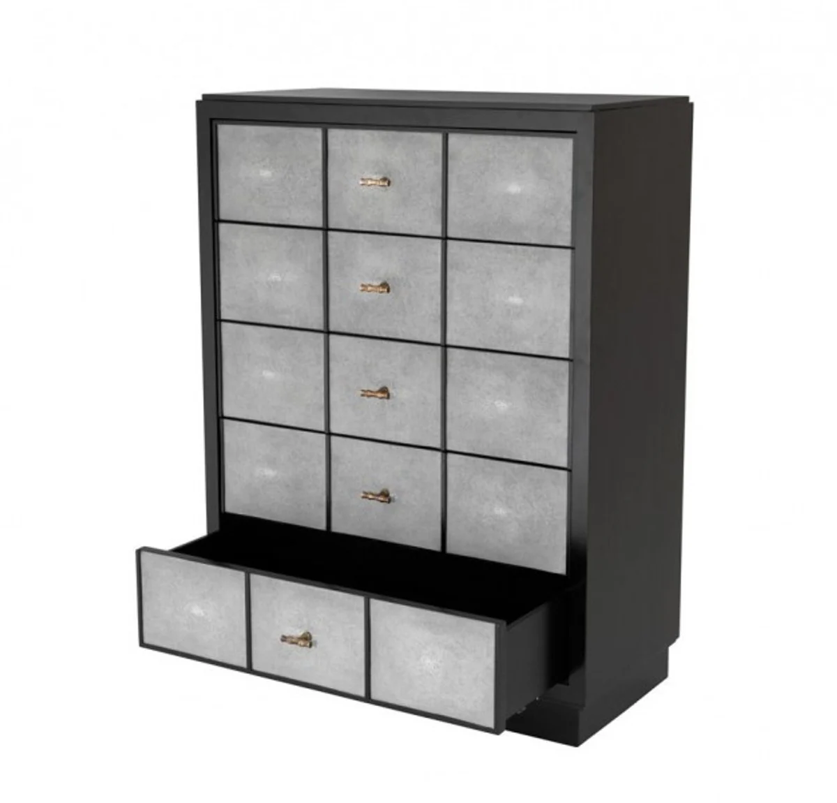 Luxus Mahagoni Kommode 96,5 x 47,5 x H. 130 cm - Luxus Hotel Möbel