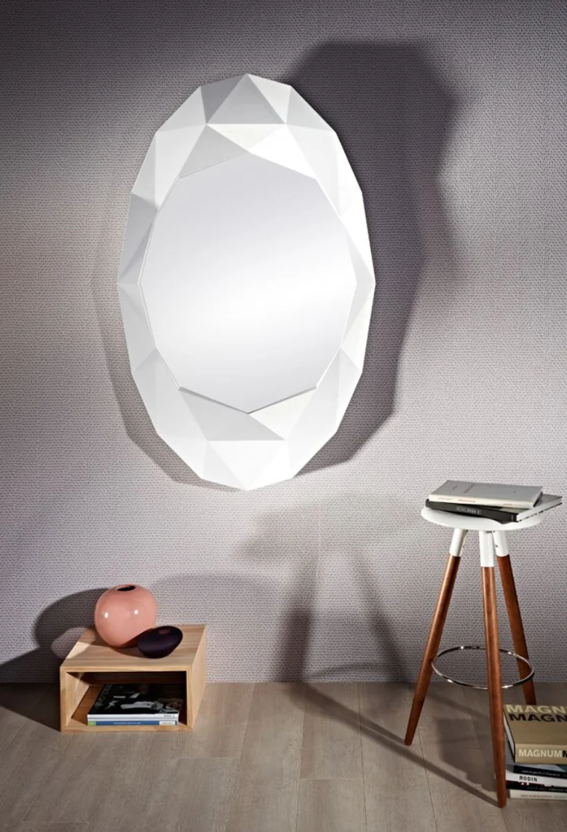 Designer Hotel Spiegel Mattweiß 93 x H. 152 cm - Hotel Möbel