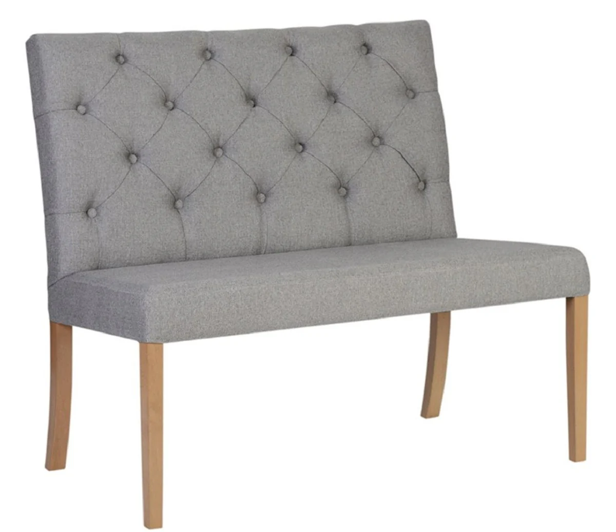 Luxus Chesterfield Sitzbank mit Rückenlehne 107 x 66 x H. 96 cm - Verschiedene Farben - Chesterfield Möbel