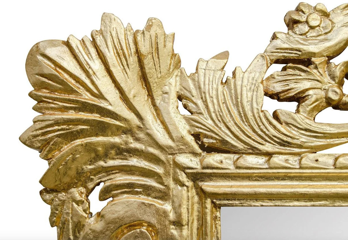 Barock Wandspiegel Gold 115 x H. 202 cm - Barockstil Spiegel Antik Stil Möbel