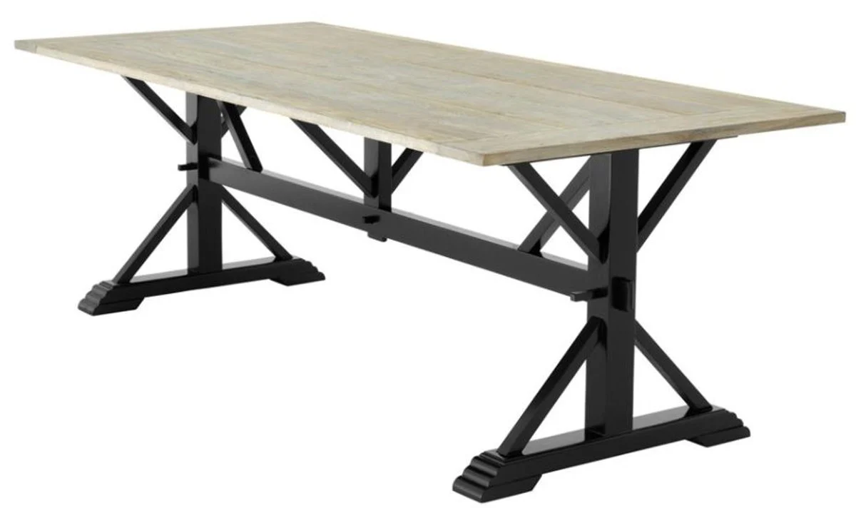 Esstisch 220 x 100 x H. 79 cm - Luxus Esszimmermöbel