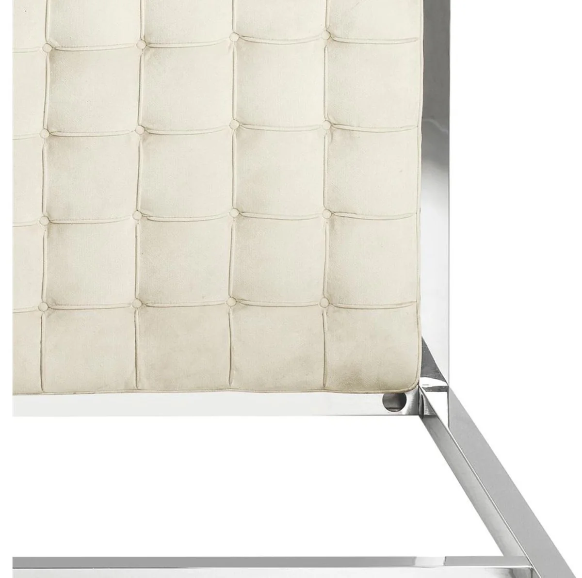 Luxus Bettgestell mit Kopfteil naturfarbig 190 x 220 x H. 220 cm - Designermöbel