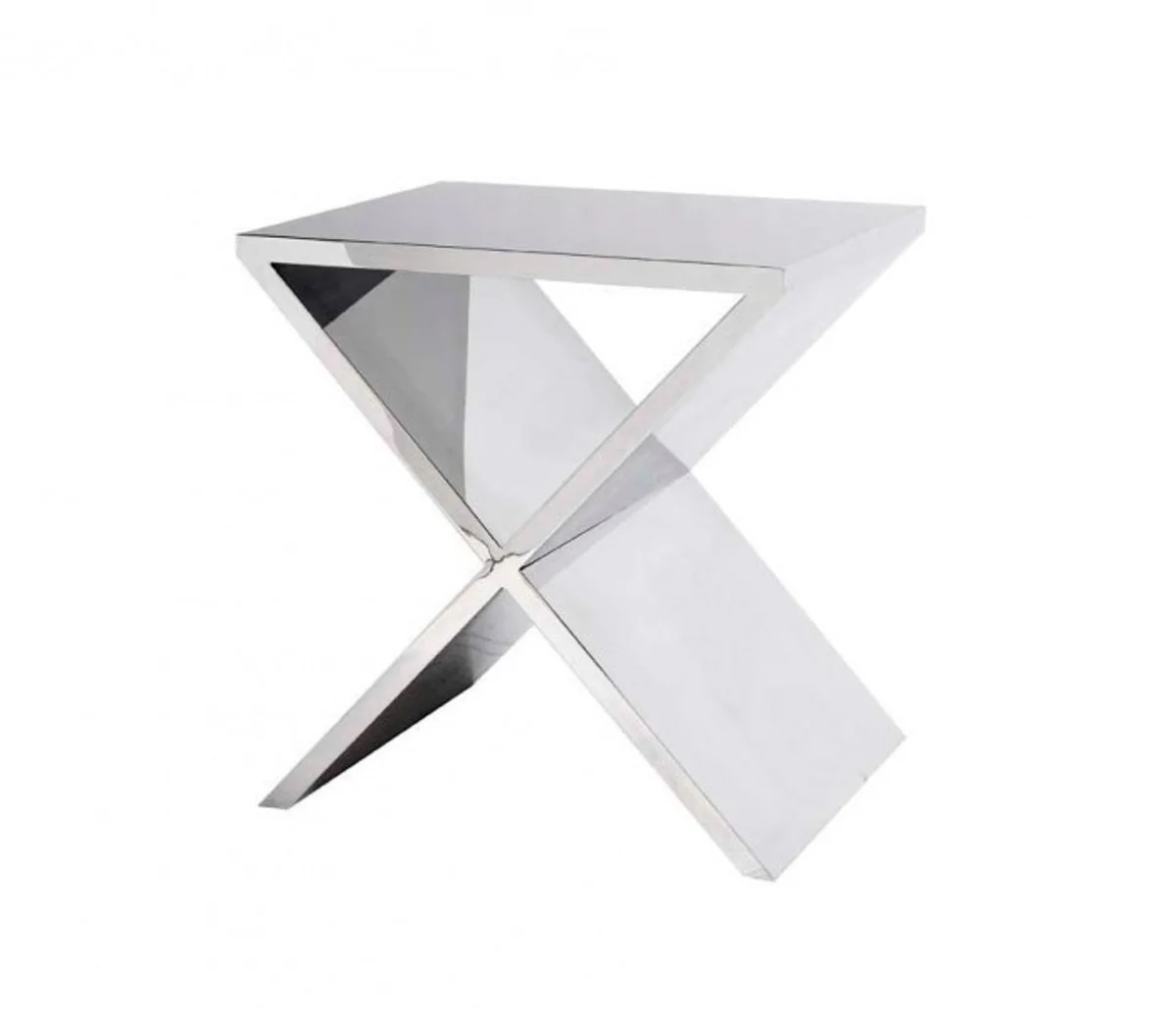 Luxus Art Deco Designer Beistelltisch 46 x 56 x H. 59 cm - Luxus Kollektion