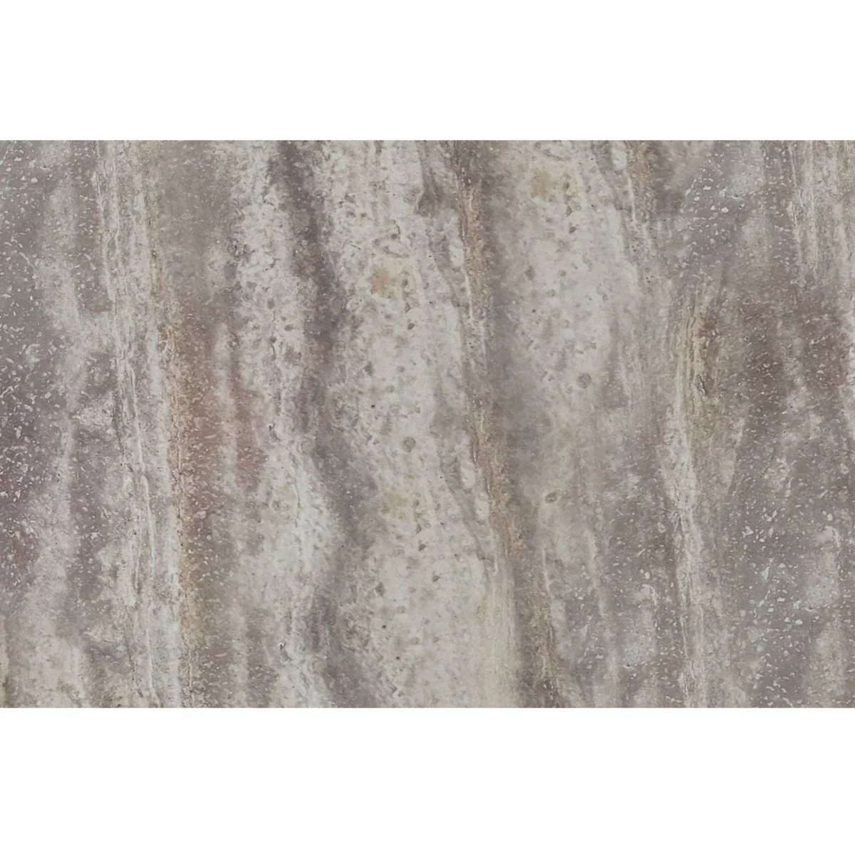 Luxus Travertin Beistelltisch Grau Ø 50 x H. 60 cm - Travertin Möbel