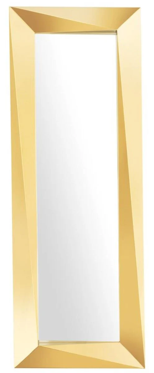 Luxus Spiegel / Wandspiegel Gold 80 x H. 220 cm - Luxus Qualität