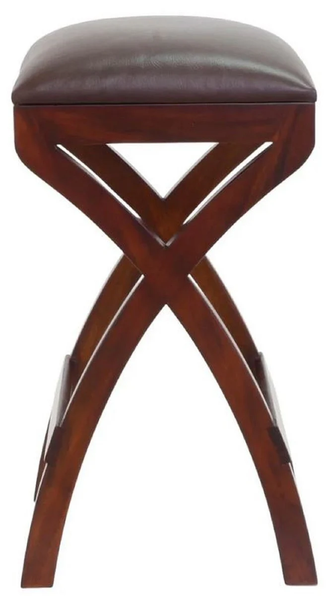 Luxus Mahagoni Frühstückstisch Set Braun - Luxus Mahagoni Möbel