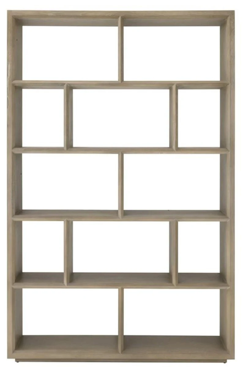 Regalschrank / Bücherschrank Hellbraun 150 x 40 x H. 230 cm - Luxus Schrank