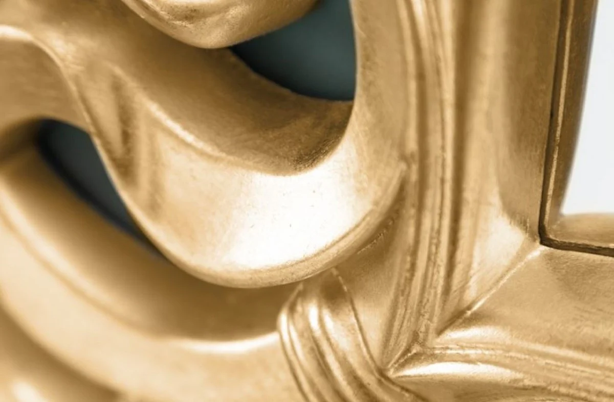 Barock Spiegel Antik Gold 90 x 5 x H. 180 cm - Rechteckiger Wandspiegel im Barockstil - Garderobenspiegel - Wohnzimmer Spiegel - Barock Möbel