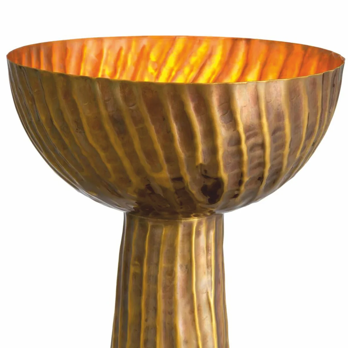 Luxus Tischleuchte Vintage Messing / Schwarz H. 60,5 cm - Luxus Leuchten