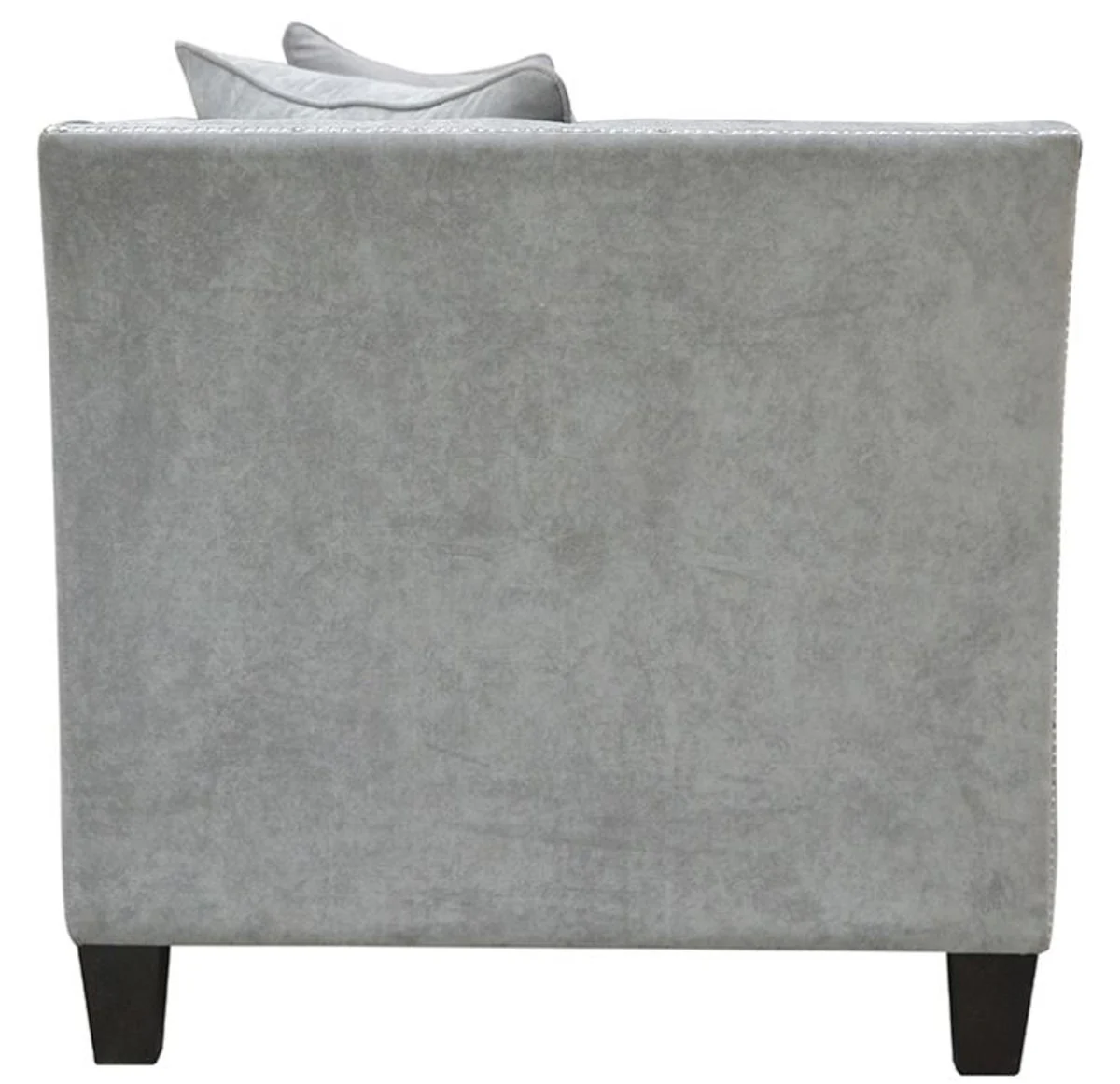 Luxus Chesterfield Samt Sofa mit Kissen 174,5 x 91 x H. 86 cm - Verschiedene Farben - Wohnzimmer Möbel - Chesterfield Möbel