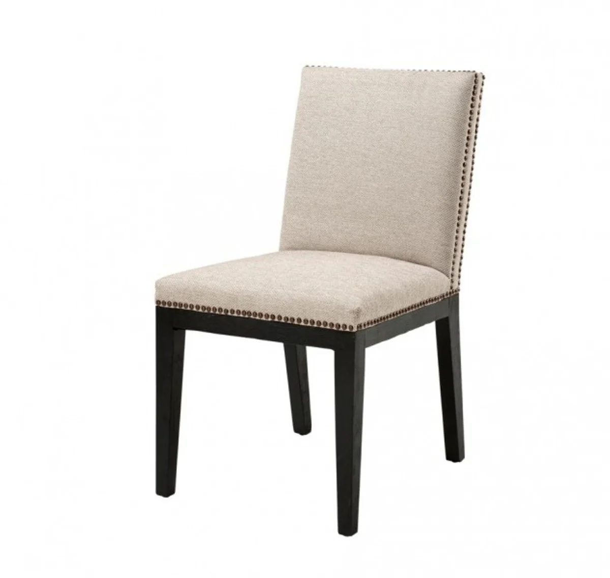 Luxus Eichenholz Esszimmer Stuhl Sandfarbig - Hotel Restaurant Stuhl