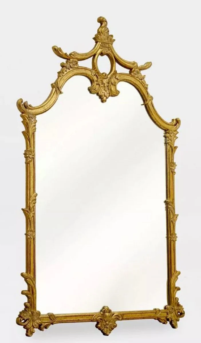 Luxus Barock Spiegel Gold - Prunkvoller Barockstil Wandspiegel - Luxus Möbel im Barockstil - Prunkvolle Barock Möbel - Edel & Prunkvoll