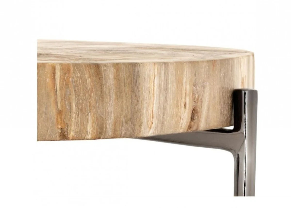 Luxus Art Deco Designer Beistelltisch 46 x 42 x H. 59 cm - Luxus Kollektion