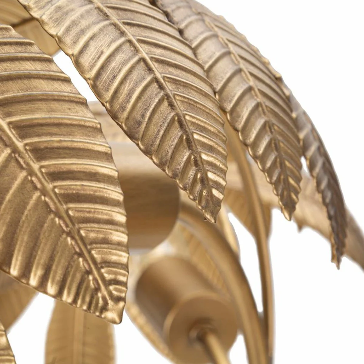 Luxus Metall Tischleuchte Messing H. 81 cm - Luxus Leuchten