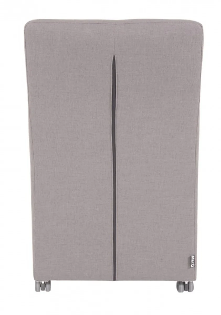 Designer Esszimmer Stuhl / Sessel ModEF 319 Grau - Hoteleinrichtung - Rollbar