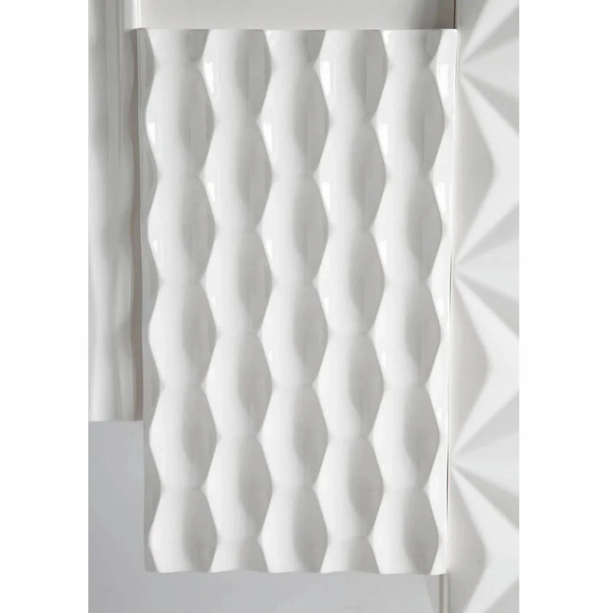 Luxus Designer Waschbecken Hängeschrank Hochglanz Weiß 170 cm