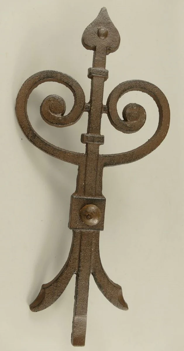 Wanddeko Anker Rustikal Braun 23 x 1,5 x H. 50 cm - Nostalgischer Metall Anker - Wohnzimmer Deko - Garten Deko - Terrassen Deko - Deko Accessoires