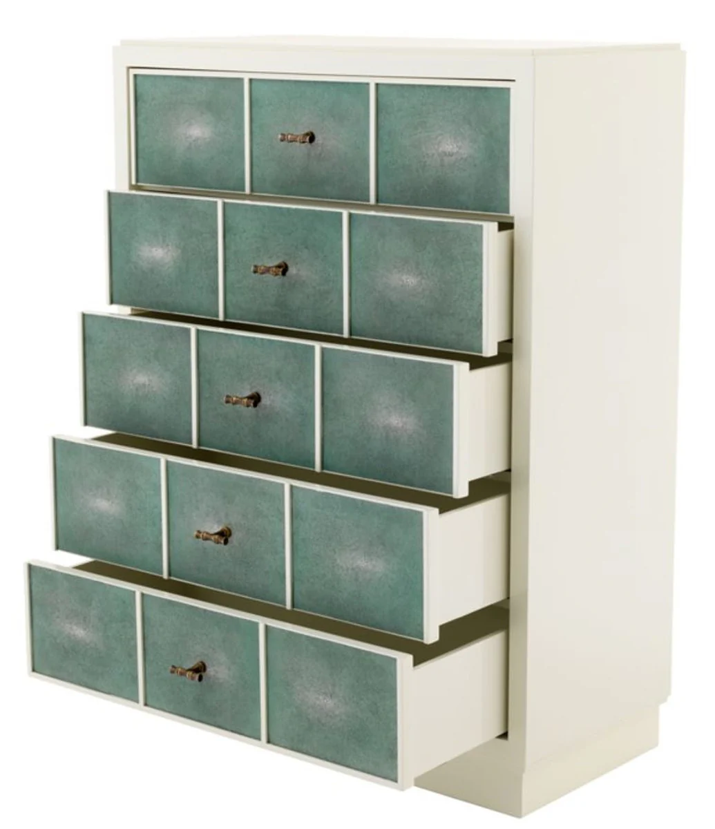 Luxus Mahagoni Schrank 96,5 x 47,5 x H. 130 cm - Designer Möbel