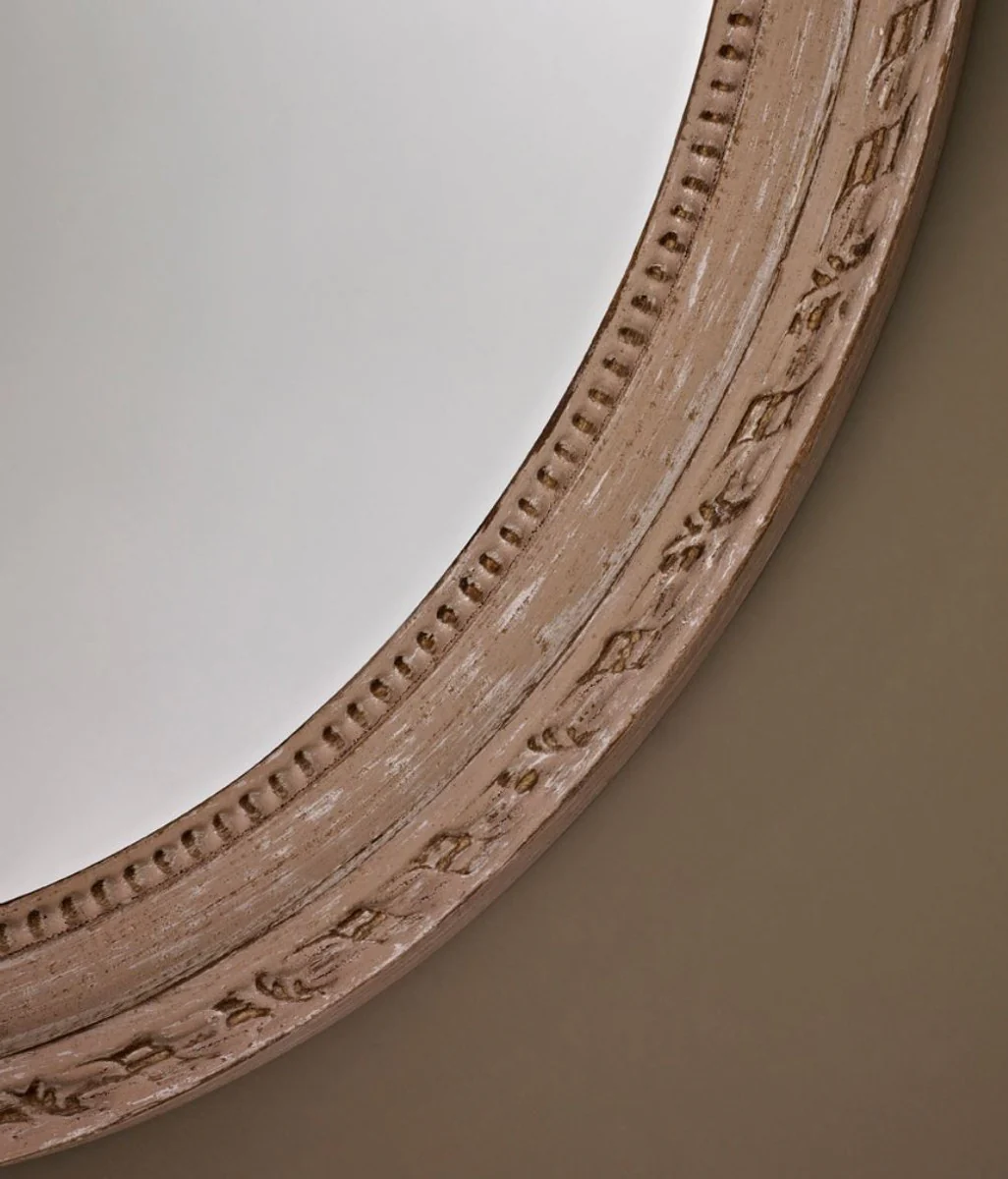 Barock Wohnzimmer Spiegel Beige 36,5 x H. 50 cm - Wohnzimmermöbel im Barockstil