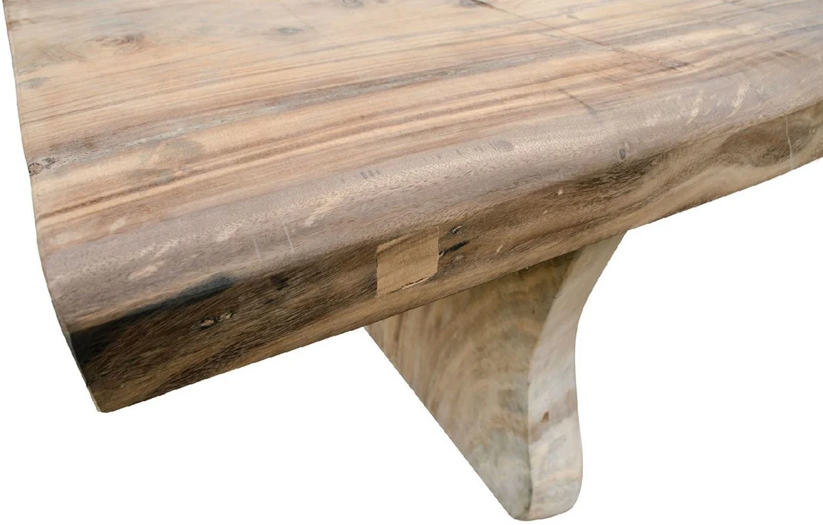 Landhausstil Esstisch Naturfarben 400 cm - Riesiger rustikaler Massivholz Küchentisch - Rustikale Esszimmer Möbel - Massivholz Esszimmer Möbel - Landhausstil Esszimmer Möbel