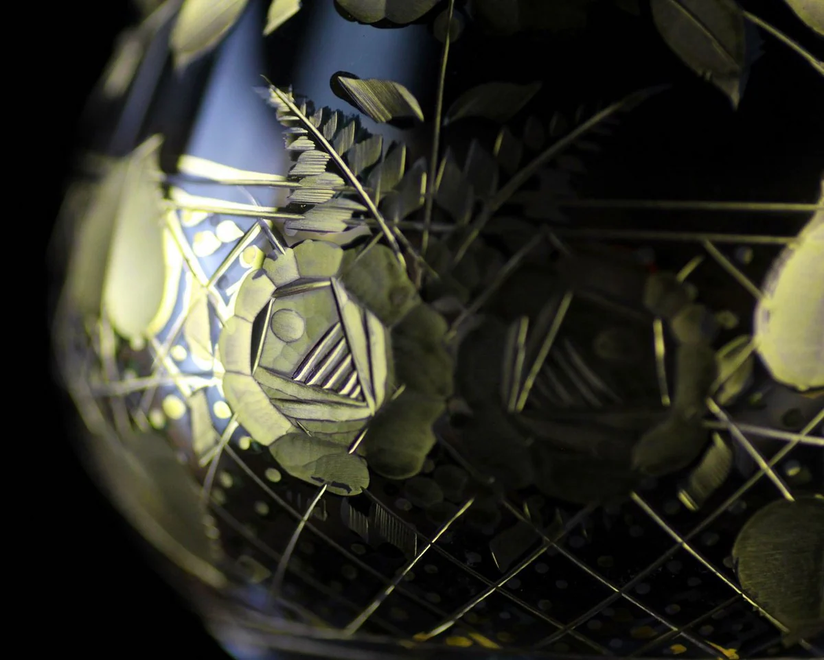 Luxus Barock Champagnerglas Gold Ø 7 x H. 24,5 cm - Handgefertigtes und handgraviertes Champagnerglas - Hotel & Restaurant Accessoires - Luxus Qualität