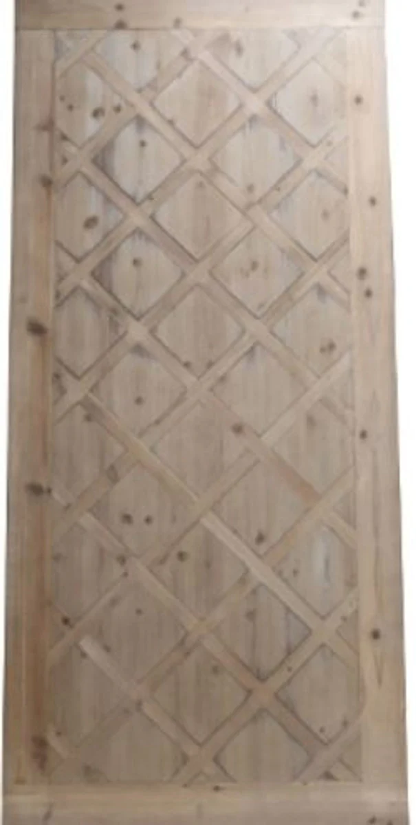 Landhausstil Esstisch Weiß / Naturfarben 200 x 90 x H. 75 cm - Landhausstil Esszimmermöbel