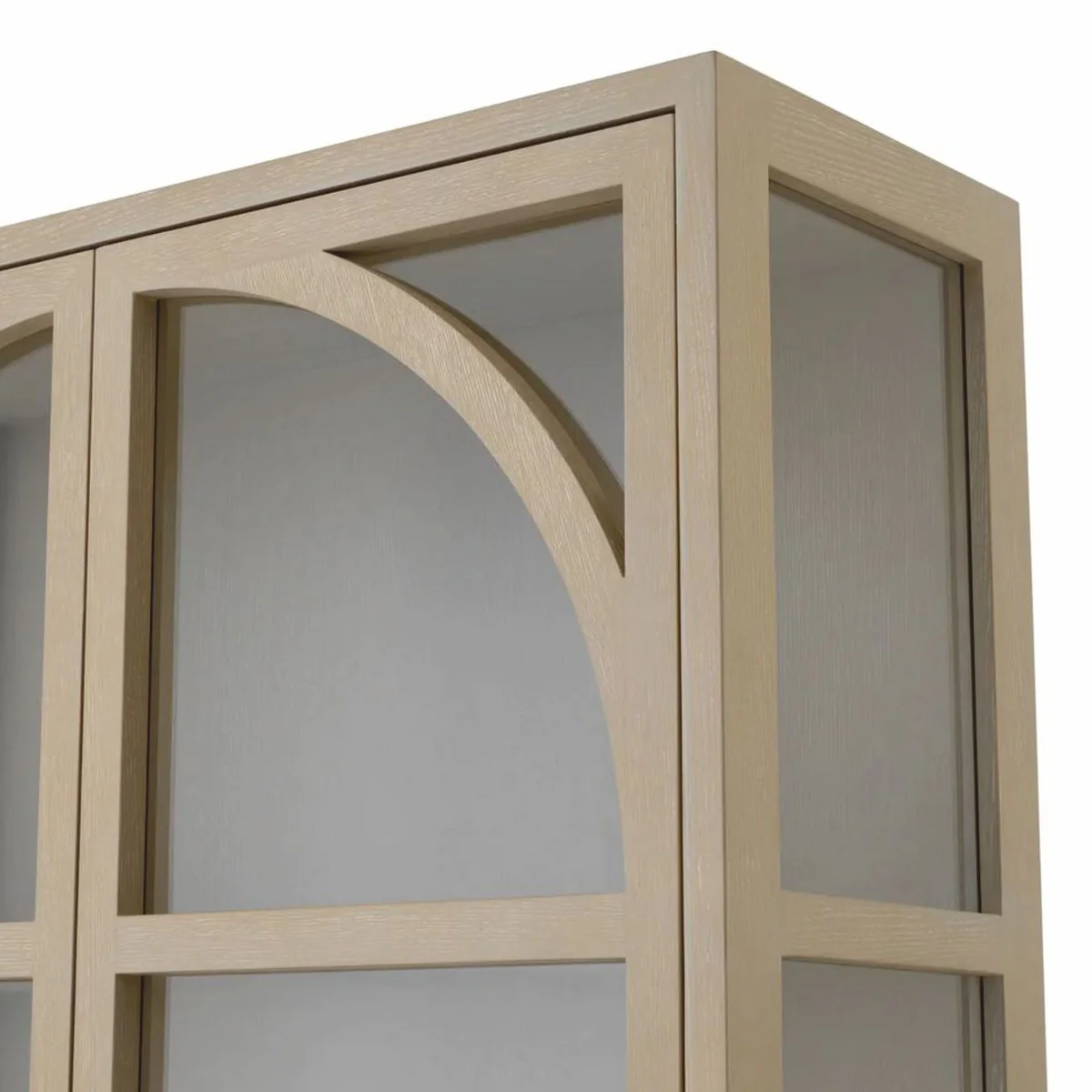 Luxus Vitrine Beige / Bronze 118 x 44,5 x H. 210 cm - Luxus Interior