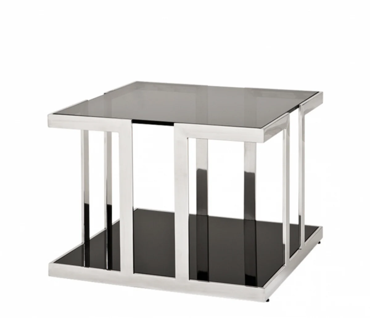 Luxus Art Deco Designer Beistelltisch 65 x 65 x H. 55 cm - Luxus Qualität