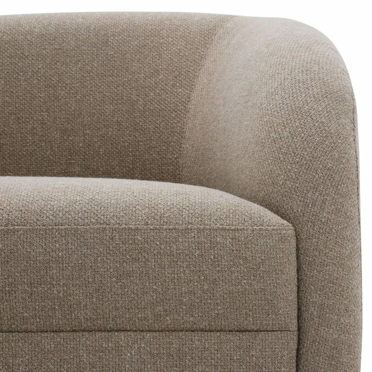 Luxus Sofa Greige / Schwarz 230 cm - Wohnzimmer & Hotel Möbel