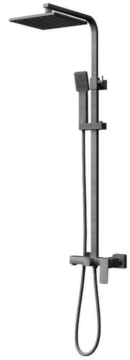 Luxus Duschgarnitur Grau H. 110 cm - Badezimmer Accessoires