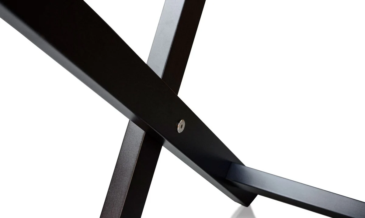 Luxus Kofferständer / Gepäckablage Schwarz 70 x 50 x H. 59 cm - Hotel Möbel & Accessoires