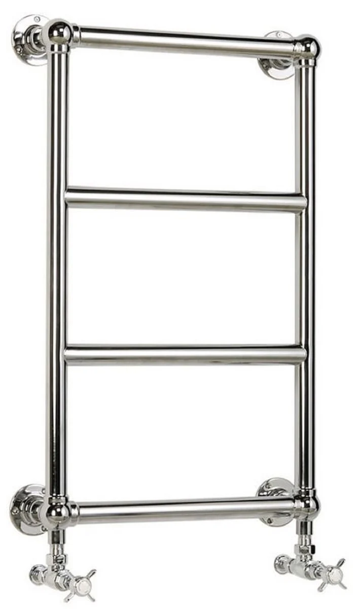 Luxus Badheizung 474 x H. 749 mm - Handtuchheizkörper - Vintage Bad Heizkörper Handtuchhalter Chrom