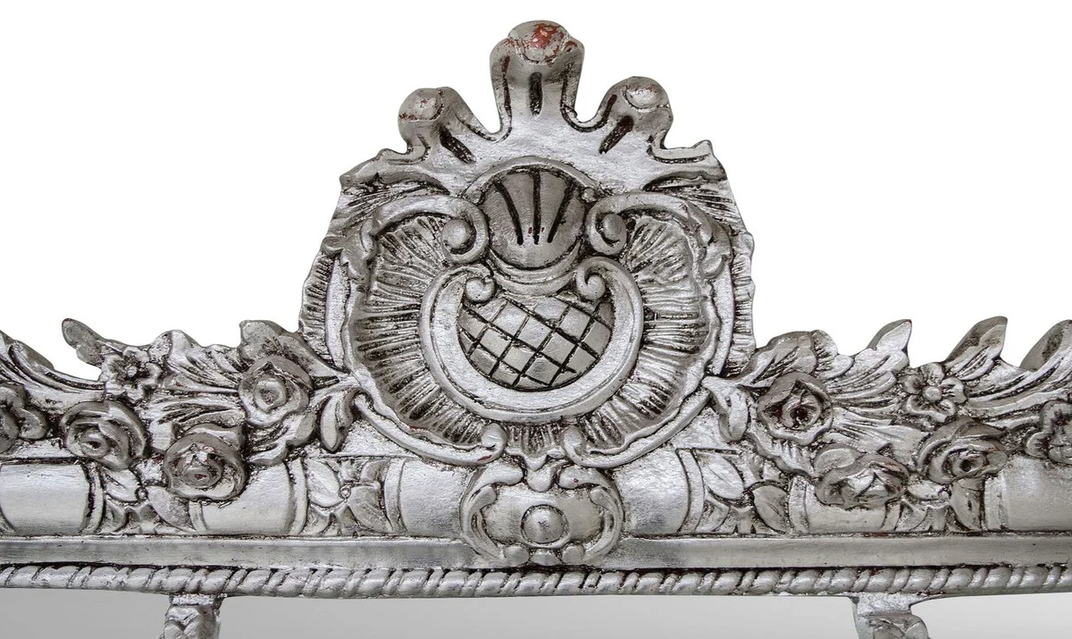 Barock Spiegel Silber 120 x H. 242 cm - Barock Wandspiegel
