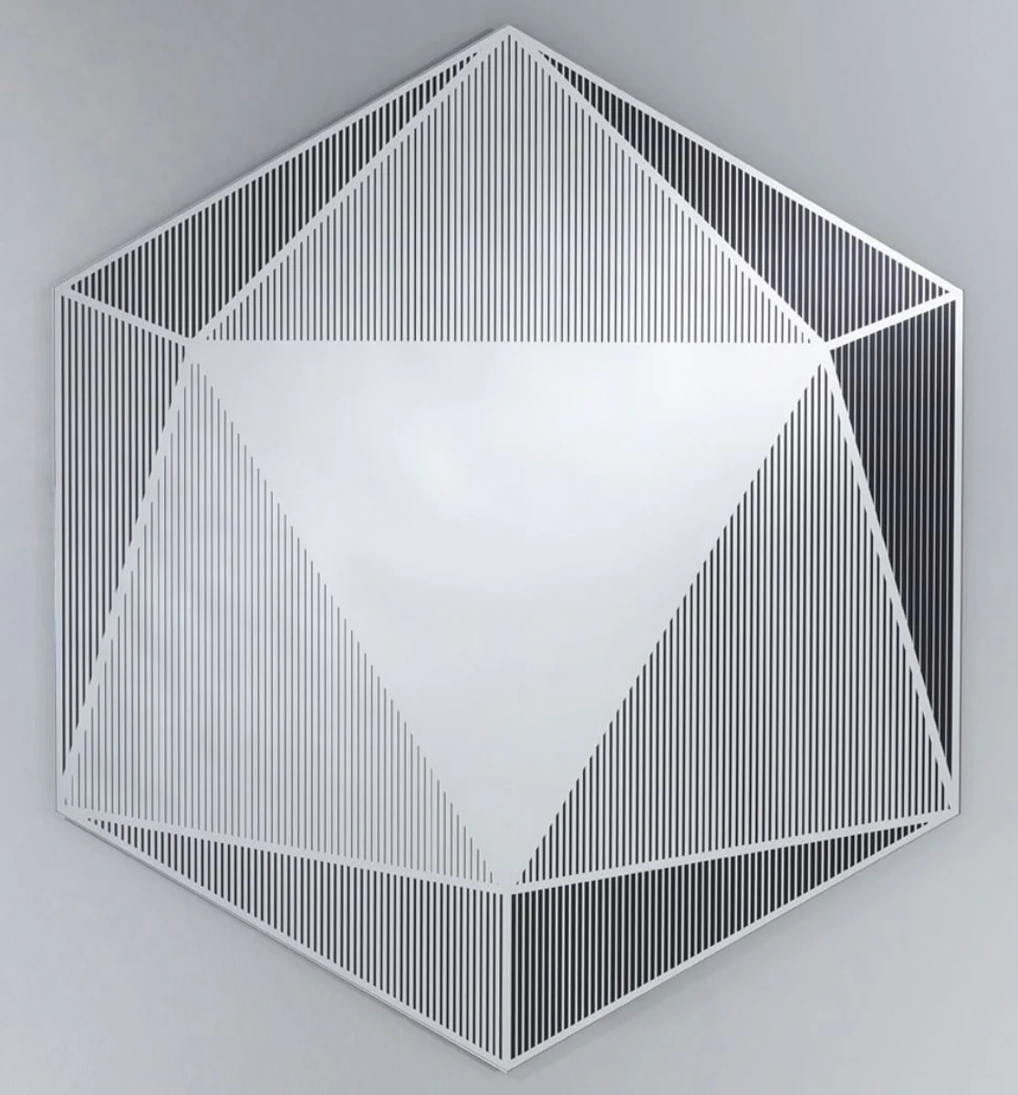 Luxus Spiegel 87 x H. 100 cm - Designer Wohnzimmermöbel