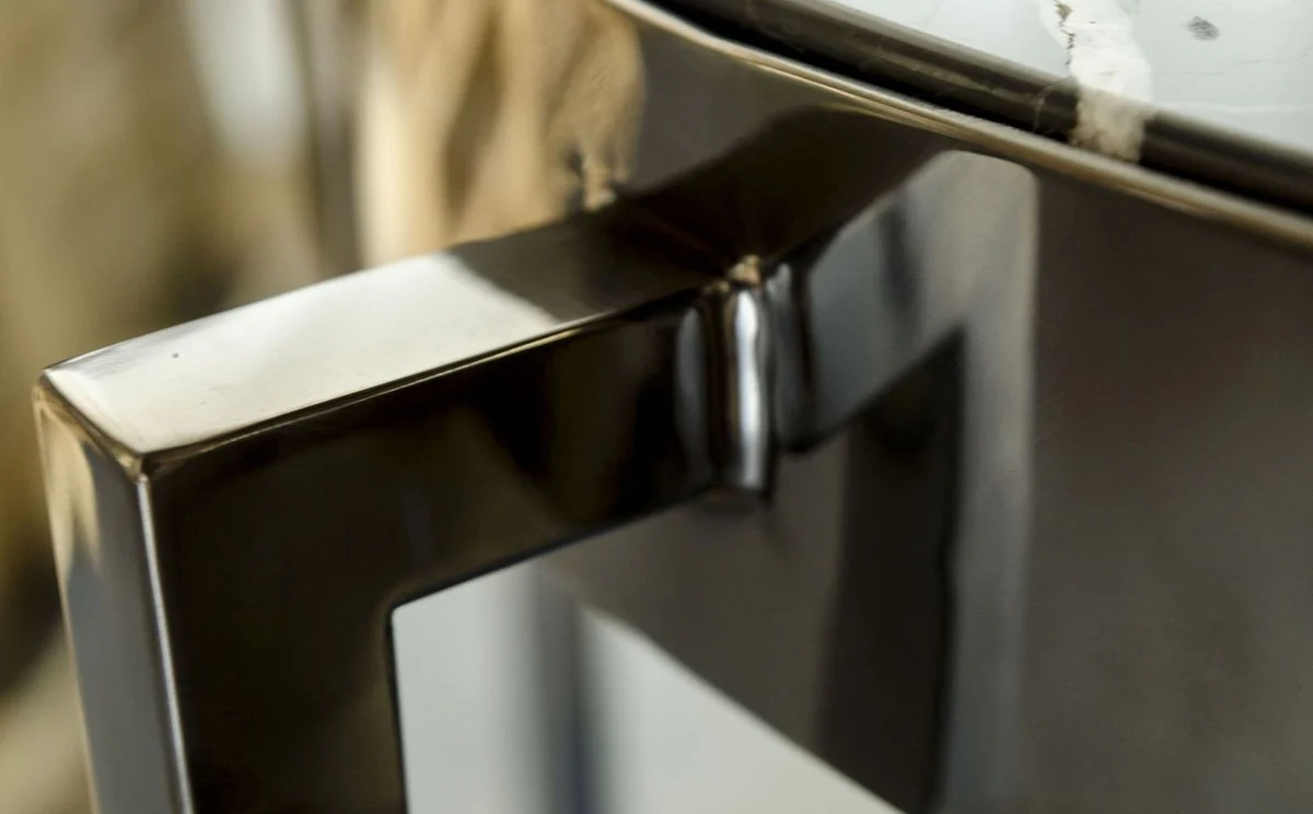 Luxus Hotel Beistelltisch Schwarz 65 x H. 67 cm - Hotel Möbel