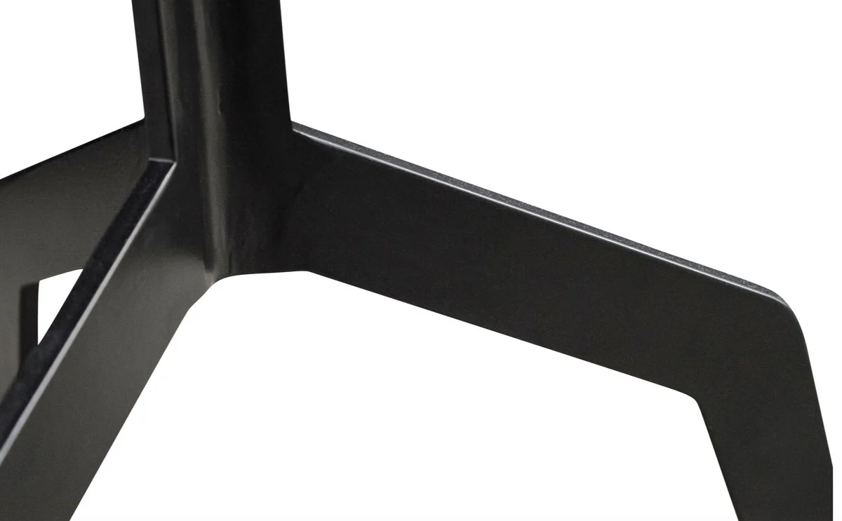 Luxus Beistelltisch Schwarz 50 x H. 60 cm - Wohnzimmermöbel