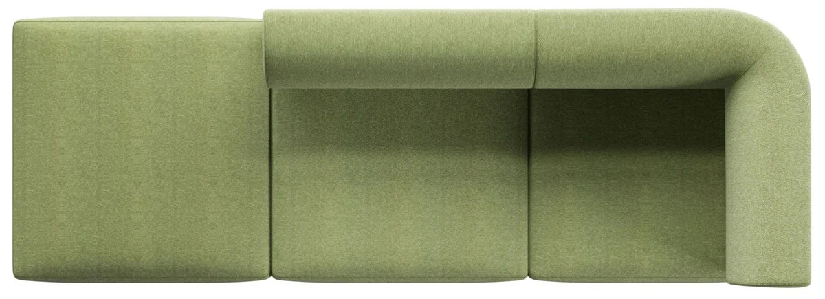 Luxus Sofa Rechte Seite Grün 270 cm - Modulares Wohnzimmer Sofa - Luxus Wohnzimmer Möbel