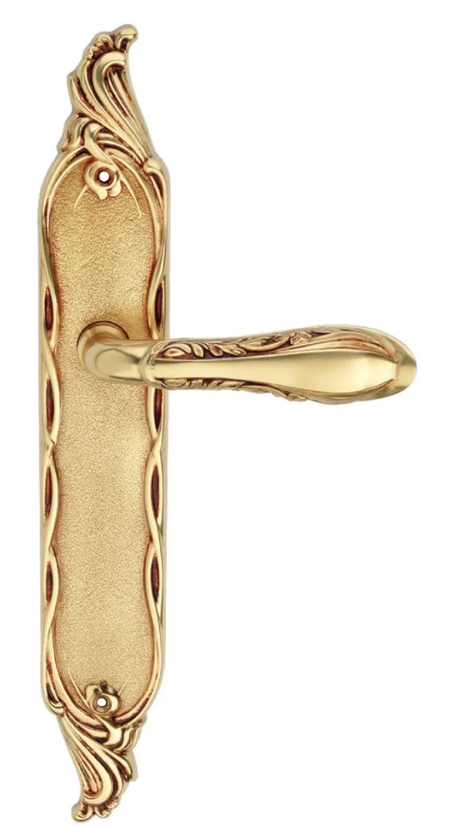 Jugendstil Türgriff Set Französisches Gold 14,8 x H. 33 cm - Barock & Jugendstil Hotel Accessoires