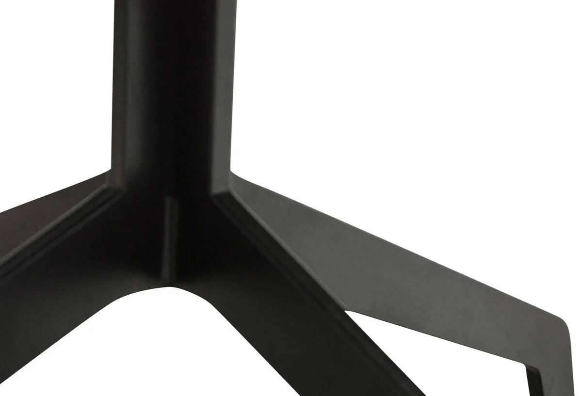 Luxus Couchtisch Schwarz Ø 70 x H. 40 cm - Luxus Wohnzimmermöbel