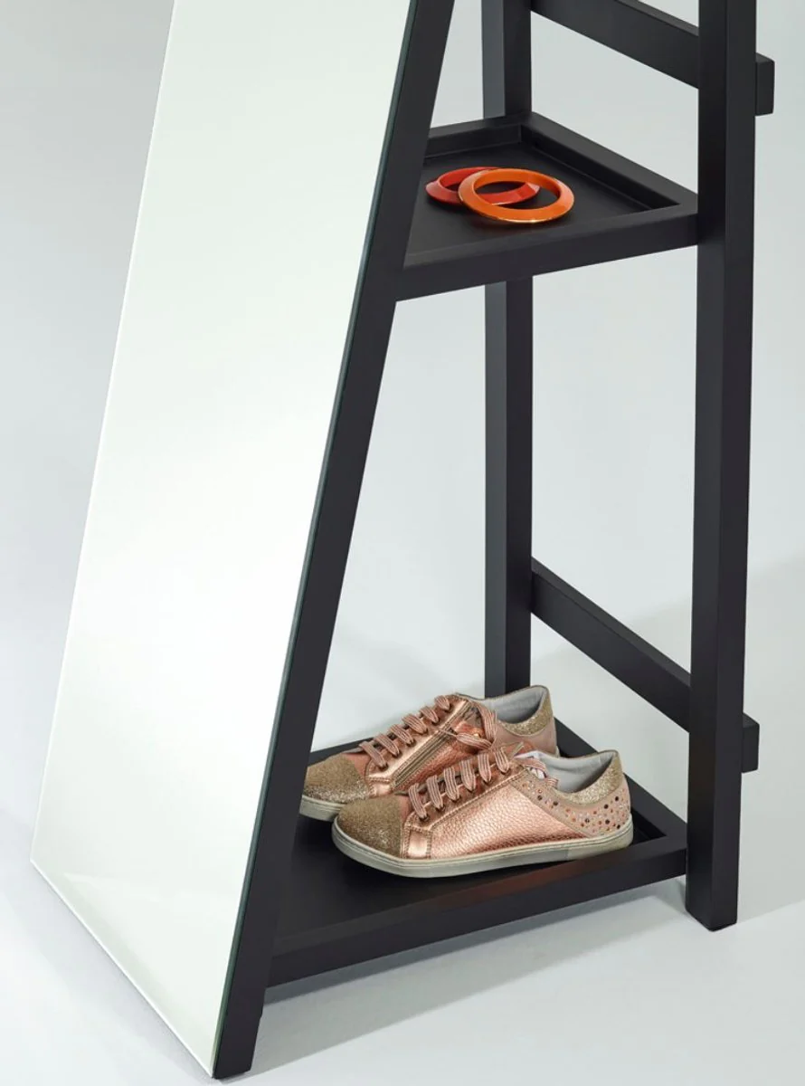 Standspiegel mit Regale 37 x 37 x H. 160 cm - Luxus Ankleidespiegel