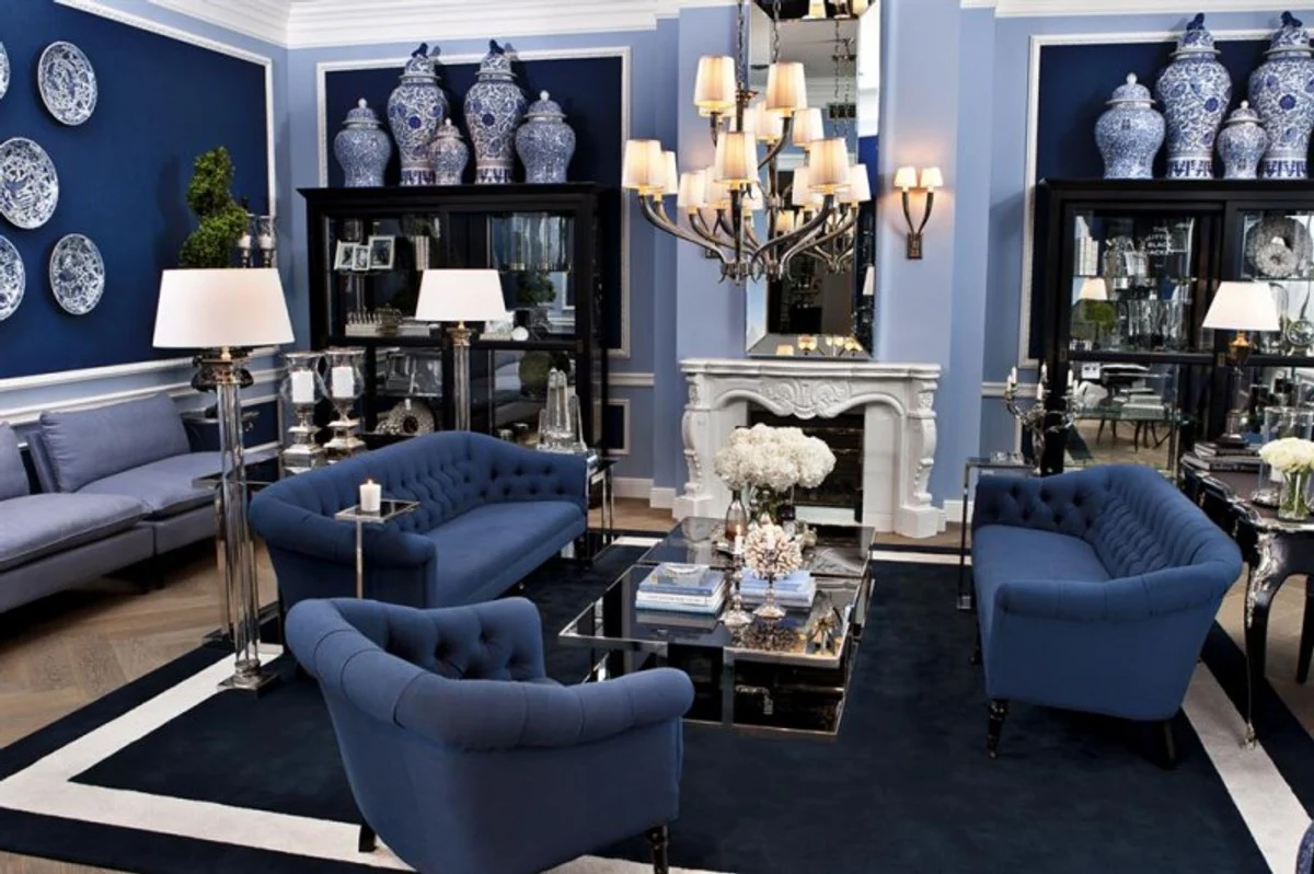 Luxus Spiegel Neo Klassisch 80 x 220 cm - Wandspiegel - Luxus Hotel Möbel Collection