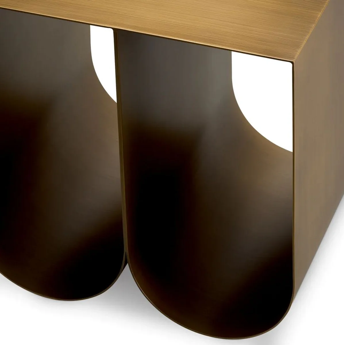 Luxus Metall Beistelltisch Messing 50 cm