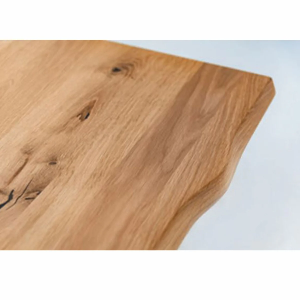 Luxus Esstisch Naturfarben / Schwarz - Verschiedene Größen - Esszimmer Möbel