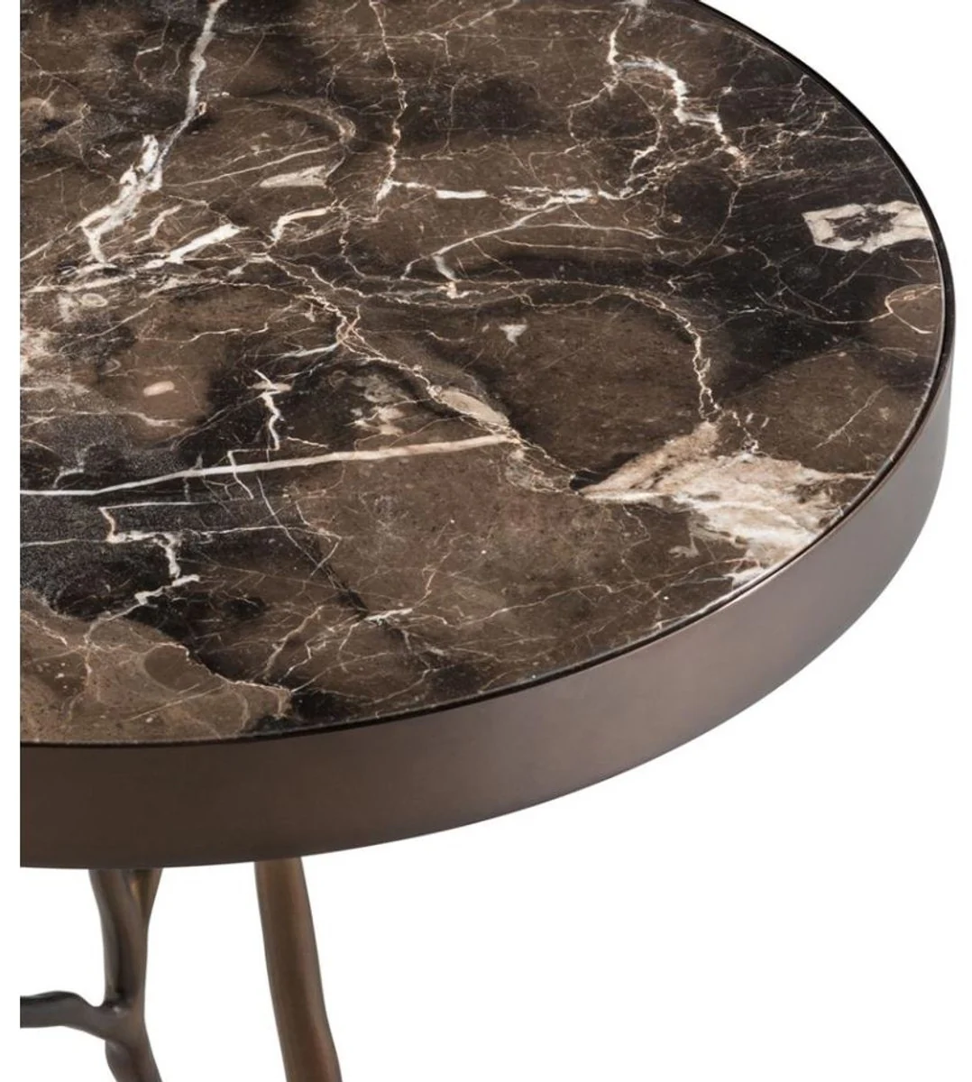 Designer Beistelltisch 50 x H. 58 cm - Luxus Hotel Tisch