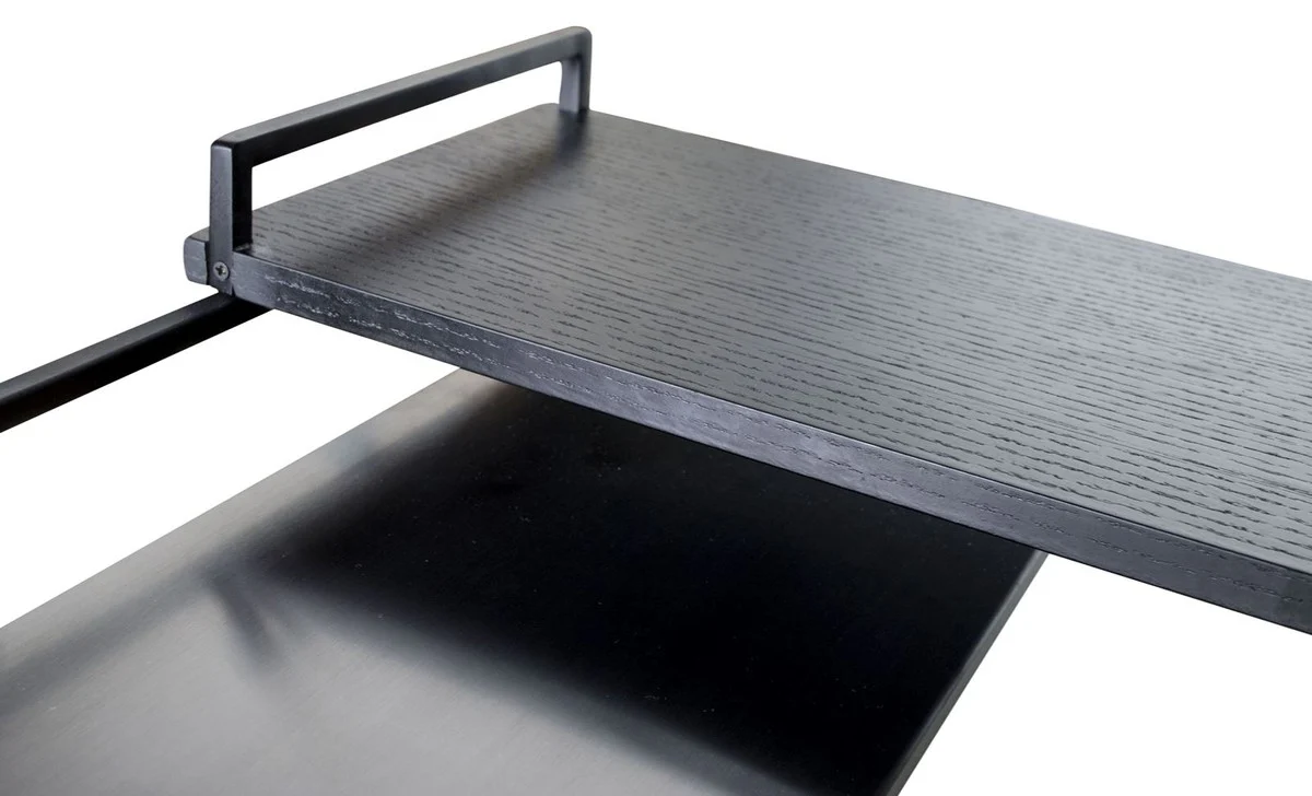 Luxus Designer Beistelltisch Schwarz 45 x 45 x H. 80,5 cm - Designer Möbel