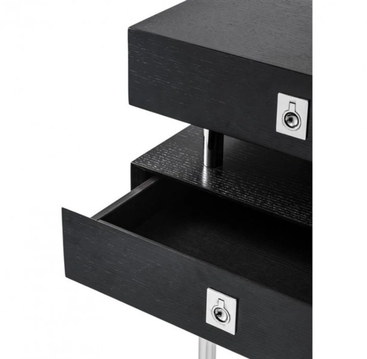 Luxus Art Deco Designer Beistelltisch 50 x 44,5 x H. 79 cm - Luxus Kollektion