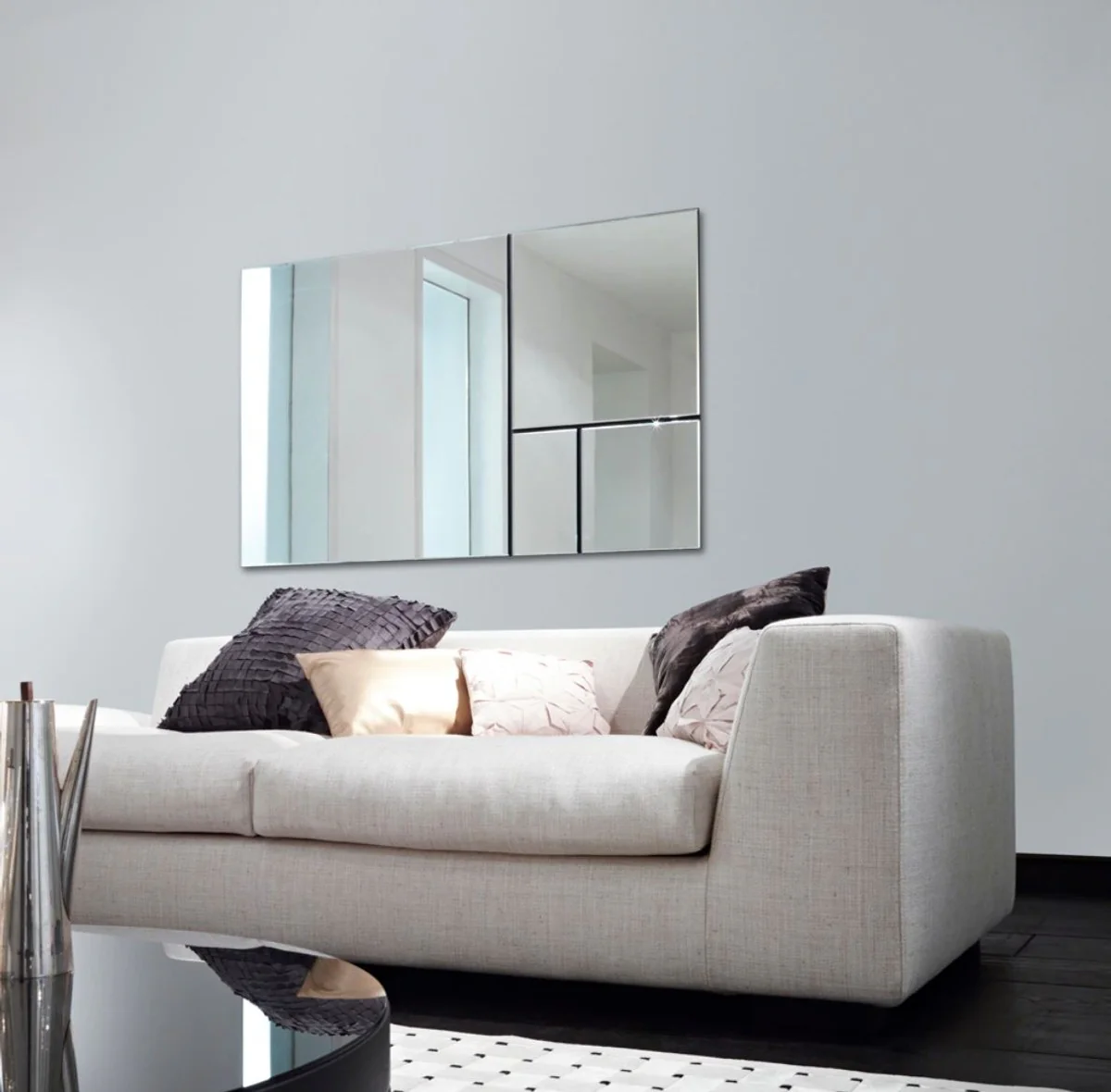 Luxus Wandspiegel 95 x H. 154 cm - Designer Wohnzimmer Accessoires