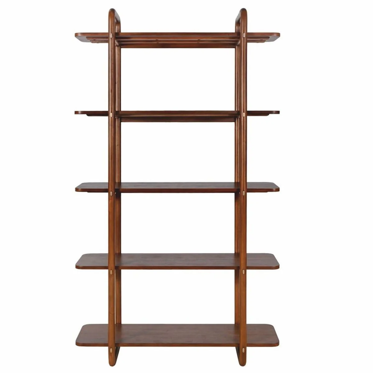 Luxus Mahagoni Regalschrank Braun 120 x H. 210 cm - Luxus Möbel