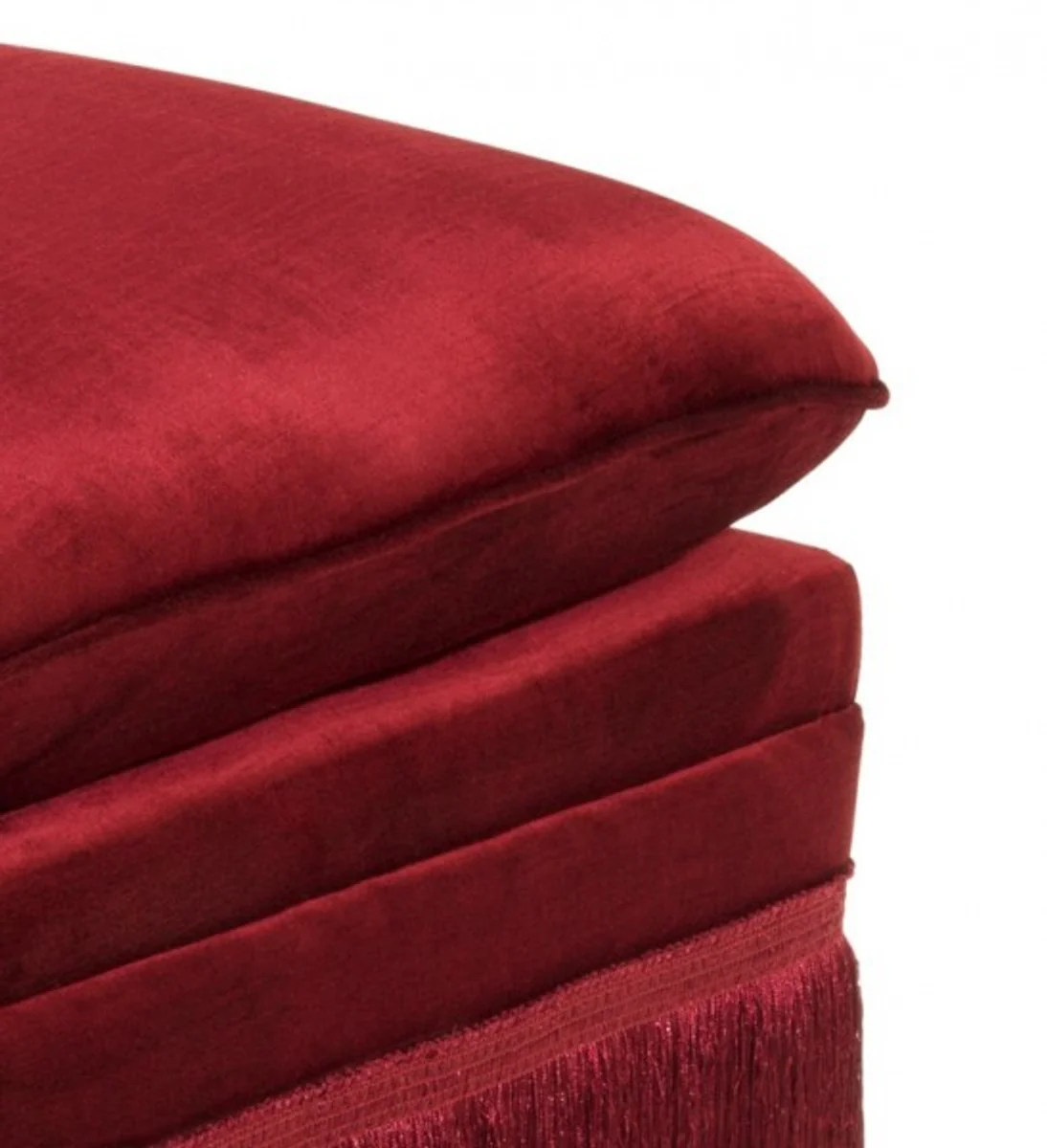 Luxus Belle Epoche Sessel Bordeaux Rot - Jugendstil Art Deco - Luxury Collection